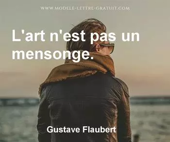 Citation de Gustave Flaubert