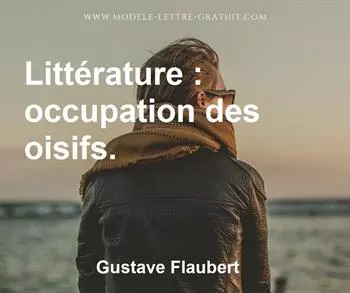 Citation de Gustave Flaubert