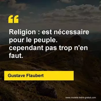 Citation Gustave Flaubert