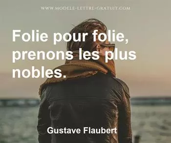 Citation de Gustave Flaubert