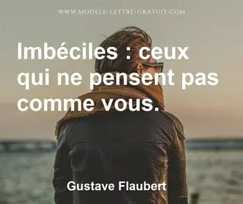 Citation de Gustave Flaubert