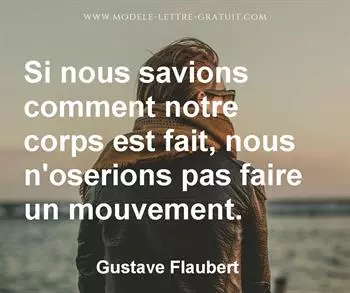 Citation de Gustave Flaubert
