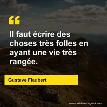 Citation Gustave Flaubert