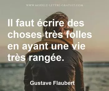 Citation de Gustave Flaubert