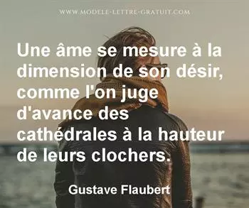Citation de Gustave Flaubert