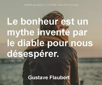 Citation de Gustave Flaubert