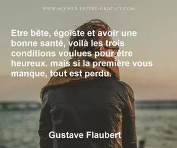 Citation de Gustave Flaubert