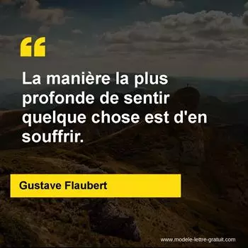 Citation Gustave Flaubert