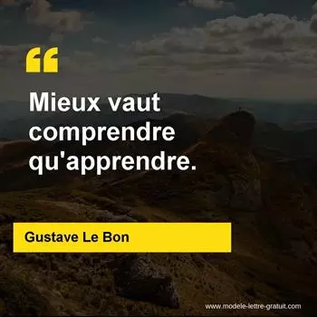 Citation Gustave Le Bon