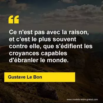 Citation Gustave Le Bon