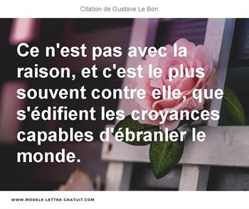 Citations Gustave Le Bon