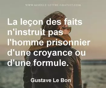 Citation de Gustave Le Bon