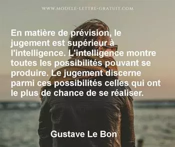 Citation de Gustave Le Bon