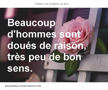 Citations Gustave Le Bon