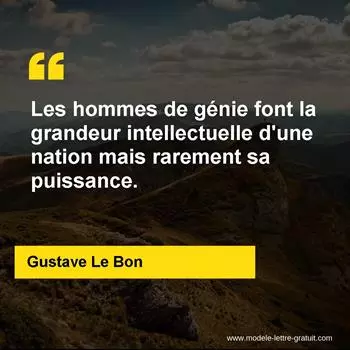 Citation Gustave Le Bon
