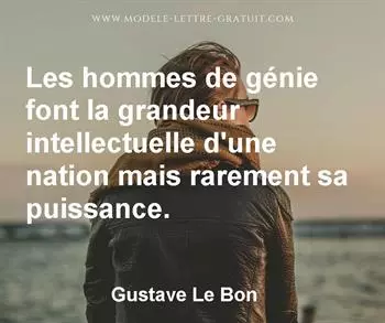 Citation de Gustave Le Bon