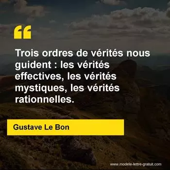 Citation Gustave Le Bon