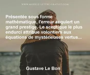 Citation de Gustave Le Bon