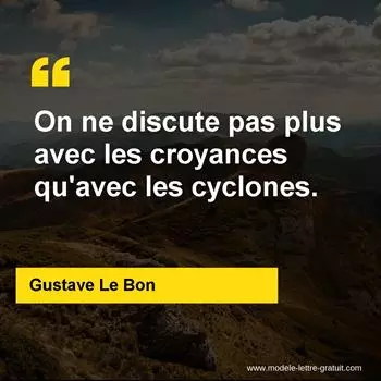 Citation Gustave Le Bon