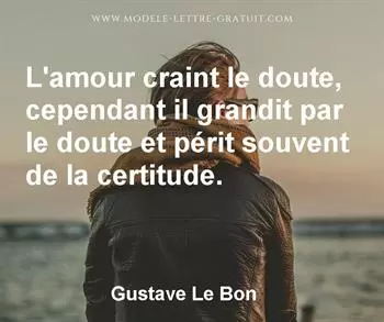 Citation de Gustave Le Bon