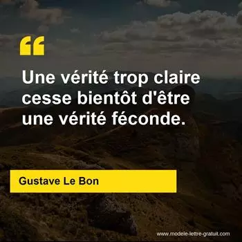 Citation Gustave Le Bon