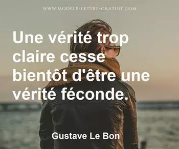 Citation de Gustave Le Bon