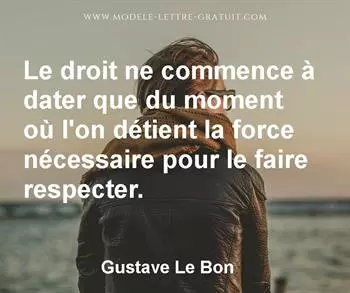 Citation de Gustave Le Bon