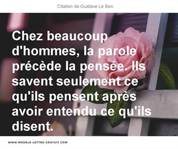 Citations Gustave Le Bon
