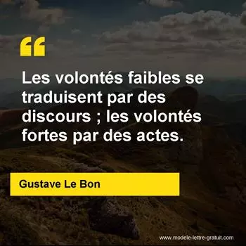 Citation Gustave Le Bon