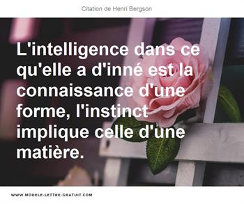 Citations Henri Bergson