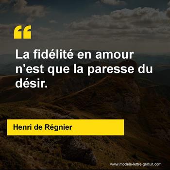 Citations Henri de Régnier