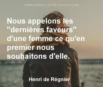 Citation de Henri de Régnier