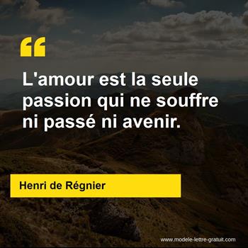 Citation Henri de Régnier