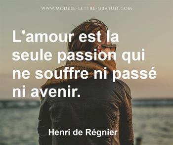 Citation de Henri de Régnier