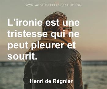 Citation de Henri de Régnier