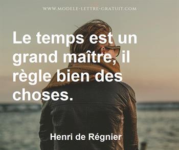 Citation de Henri de Régnier