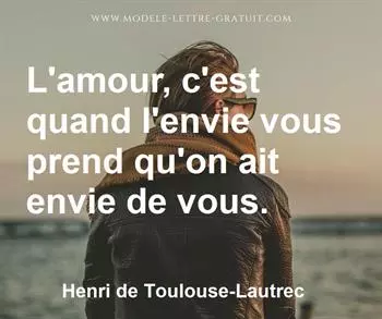 Citation de Henri de Toulouse-Lautrec
