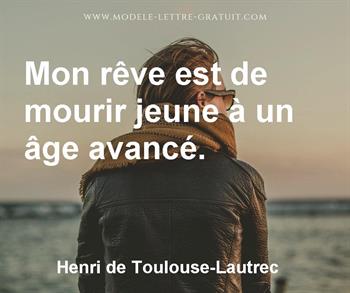 Citation de Henri de Toulouse-Lautrec