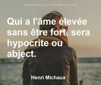 Citation de Henri Michaux