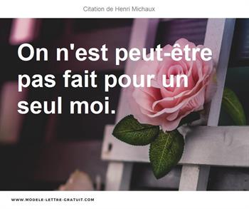 Citations Henri Michaux