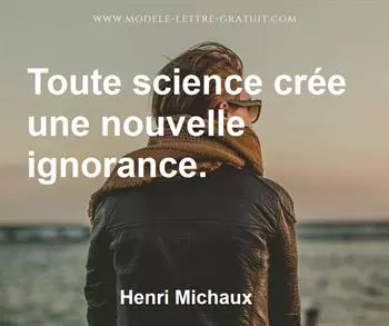 Citation de Henri Michaux