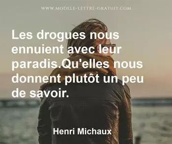 Citation de Henri Michaux