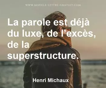 Citation de Henri Michaux