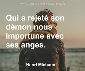 Citation de Henri Michaux