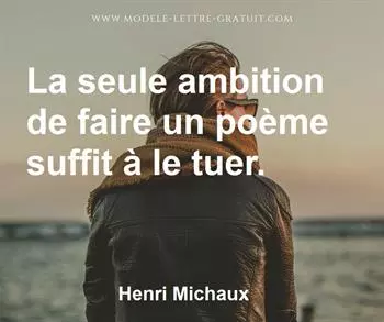 Citation de Henri Michaux