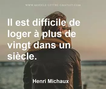 Citation de Henri Michaux