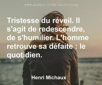 Citation de Henri Michaux