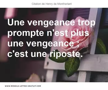 Citations Henry de Montherlant