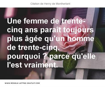Citations Henry de Montherlant