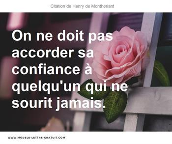 Citations Henry de Montherlant